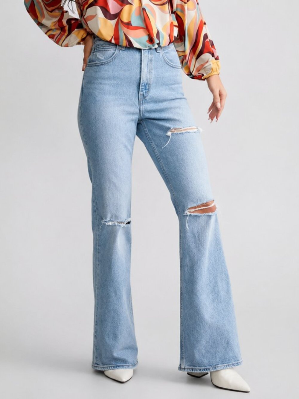 Levi's 70's High Rise Flare Jean You and I‎ Blue Size 25